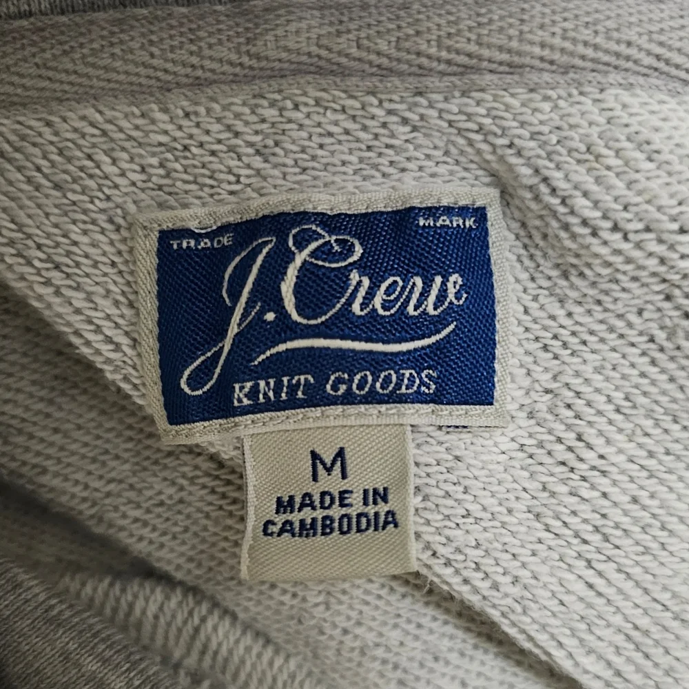 Like New J. Crew Plain Light Gray Hoodie